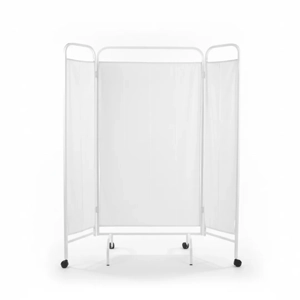 پاراوان پزشکی سه‌تکه با فریم فلزی