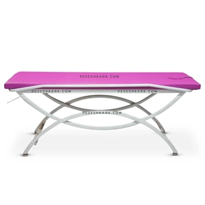 تخت معاینه پایه هلالی با جای صورت