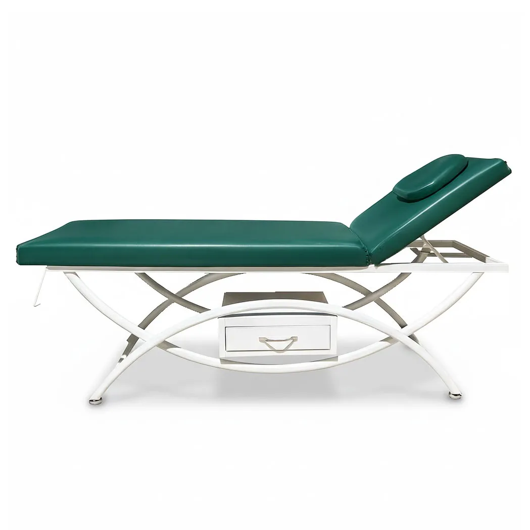 تخت معاینه هلالی سرمتحرک یک کشو مدل Luna-MFPRK1